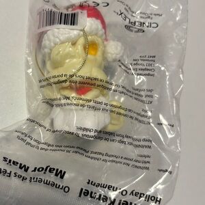 Santa Cineplex Colonal Kernal Christmas ornament Collectible Rare